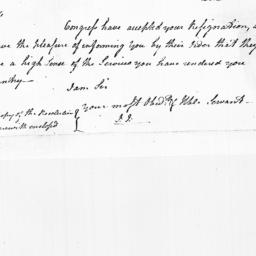 [Document, 1779 January 15]