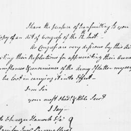 [Document, 1779 January 13]
