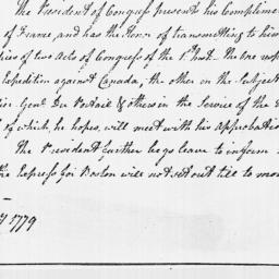 [Document, 1779 January 03]