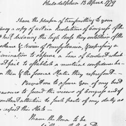 Document, 1779 April 13