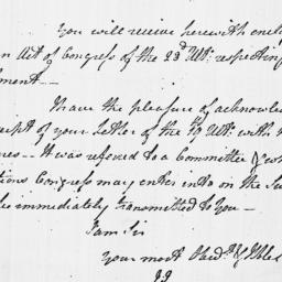 [Document, 1779 February 03]
