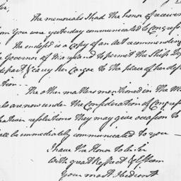 [Document, 1779 July 07]