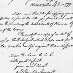 [Document, 1779 June 24]