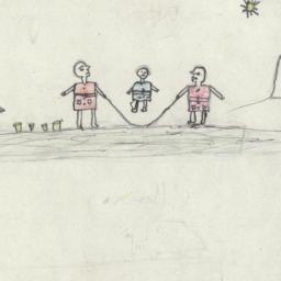 Drawing Of Children Playing