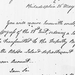 [Document, 1779 May 26]
