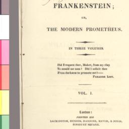 Frankenstein, or, The moder...