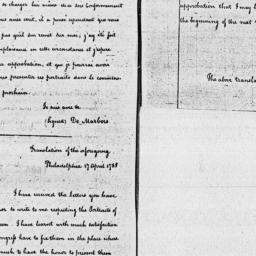 [Document, 1785 April 17]