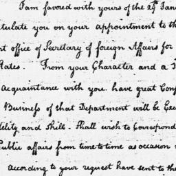 [Document, 1785 February 14]