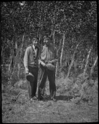Two Men Posing for the Camera
