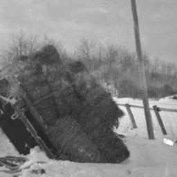 View of Overturned Sled Pil...