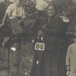 Native American Woman with ...