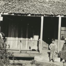 Cherokee Woman and Boy on P...