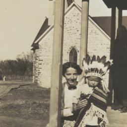 Woman with Native American ...