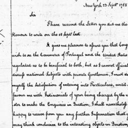 Document, 1785 September 23