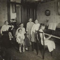 Family Around a Piano