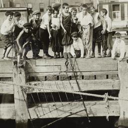 Boys on a Wharf