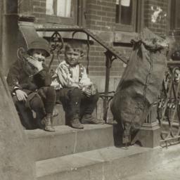 Two Boys on Stoop