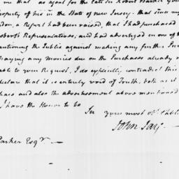 [Document, 1795 October 09]