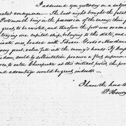 [Document, 1779 May 12]