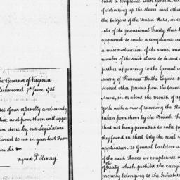 Document, 1786 June 07