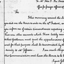 [Document, 1786 May 19]