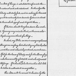 [Document, 1786 October 27]