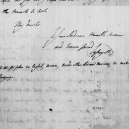 [Document, 1784 November 25]