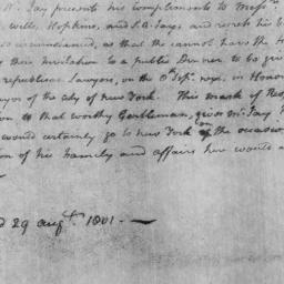 Document, 1801 August 29