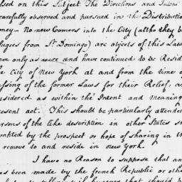 [Document, 1797 January 23]