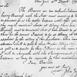 [Document, 1796 December 10]
