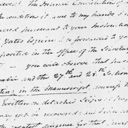 Document, 1821 August 29
