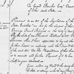 Document, 1797 January 22