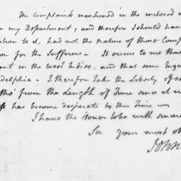 Document, 1796 October 20