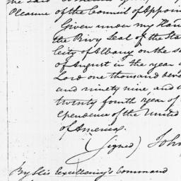 [Document, 1799 August 06]