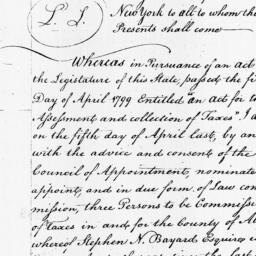 [Document, 1799 July 18]