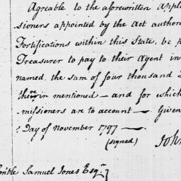 Document, 1797 November 01