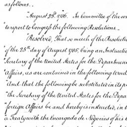 Document, 1786 August 28