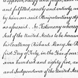 [Document, 1785 July 21]
