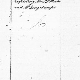 [Document, 1785 August 22]