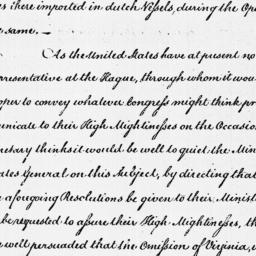 [Document, 1787 March 14]