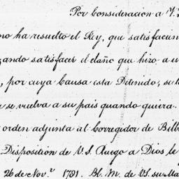 [Document, 1781 November 26]