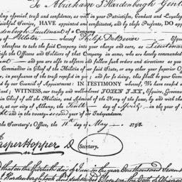 [Document, 1798 April 10]