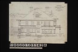 Rear elevation : 7\,
