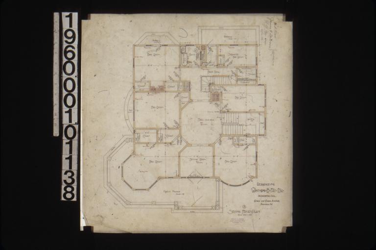 Second floor plan : 3\,