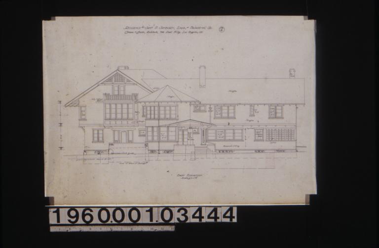 East elevation : No. 4.