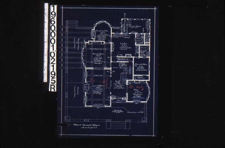 First floor plan.