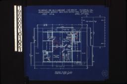 Second floor plan : Sheet no. 4\,