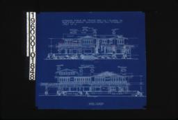 West elevation; north elevation : Sheet no. 4.