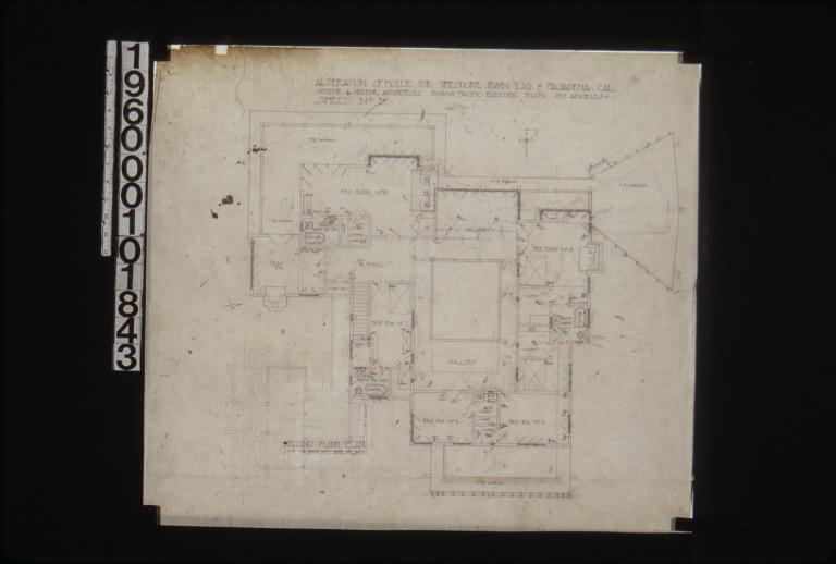 Second floor plan : Sheet no. 3. (3)