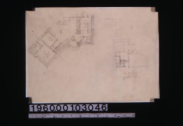 Sketch of partial floor plans : #3.